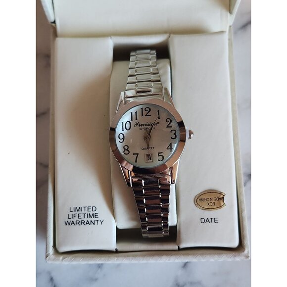 Gruen Precision Silver Tone Women's Quartz Watch GP421L - Picture 1 of 5
